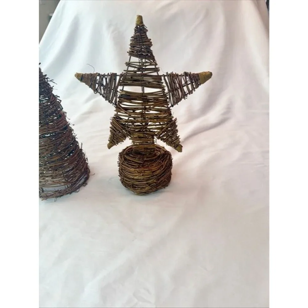 New Ashland Rustic Star tree topper and tree table topper - Picture 2 of 6